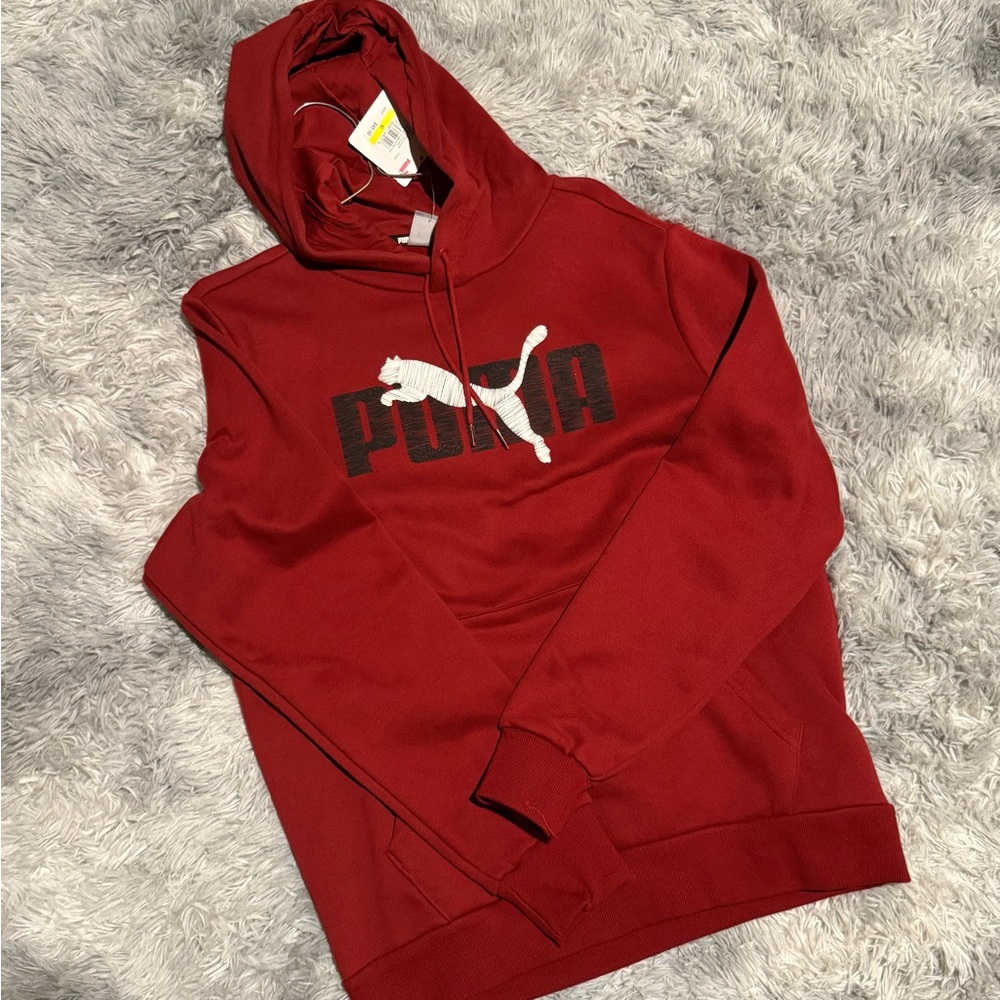 Puma Red Sweatshirt with Iconic Logo